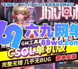 CSOL单机版全模式暗牛稳定版破灭晶凰次元裁决维京蓝天龙安装配件-六九网单