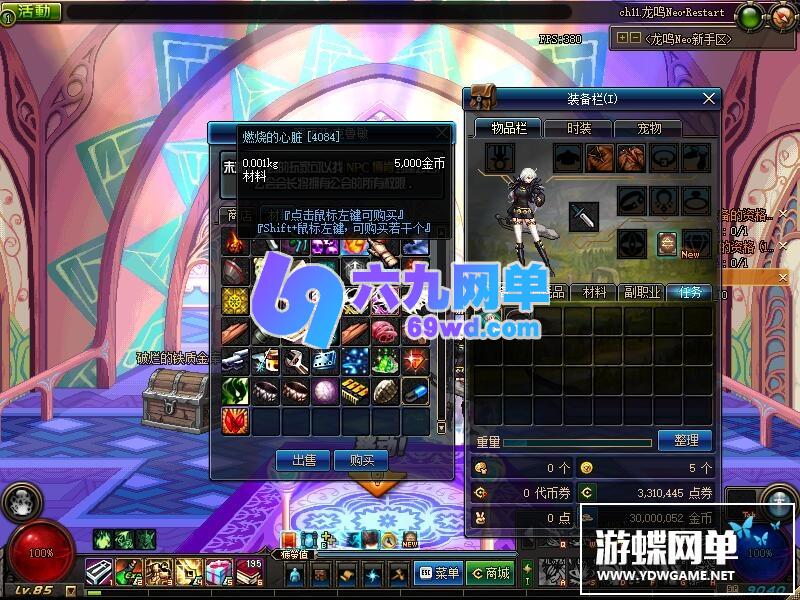 图片[9]-六九网单经典DNF地下城与勇士85版本安图恩完整版网游单机稀有一键端GM工具网单-六九网单
