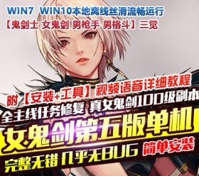 六九网单真女鬼剑男枪手男格斗三觉单机版第五版一键端100级副本DNF地下城与勇士-六九网单