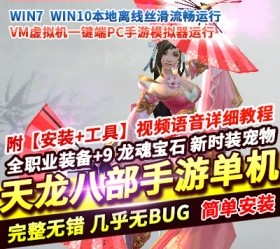 网单天龙八部手游单机版神域一键端新宝宝时装GM工具刷元宝装备_六九网单-六九网单