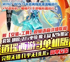 六九网单逍瑶西游3单机版一键端稀有网单龙族PC模拟器运行GM工具刷元宝-六九网单