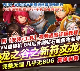 3D动作冒险手游龙之谷网单之新符文龙手游单机版GM一键镜像端-六九网单