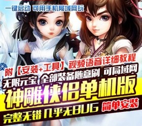 神雕侠侣完美端 附语音教程+GM工具 网游网页单机版外网稀有服务一键端-六九网单