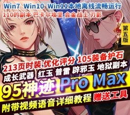 地下城与勇士DNF单机版95神迹Pro Max 第5版巴卡尔合金战士地狱难度-六九网单