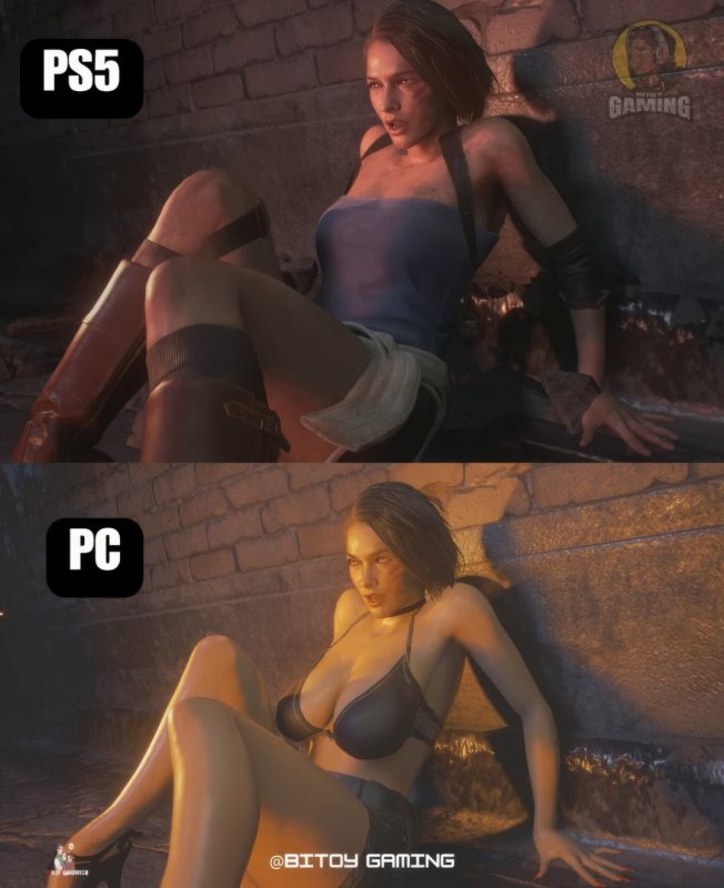 游戏角色于PS5和PC平台的服装对照！情况有所不同-六九网单