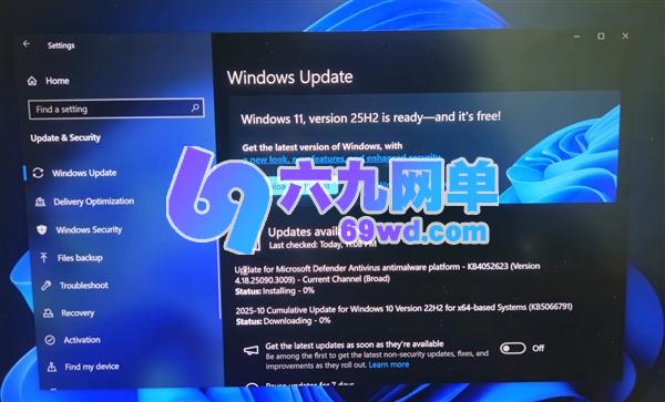 微软又现身啦！通过全屏弹窗告知Win10用户进行11版本的升级-六九网单