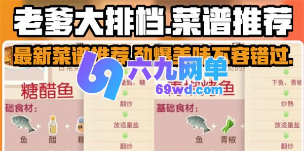 2026年老爹大排档最新全部菜谱攻略-六九网单