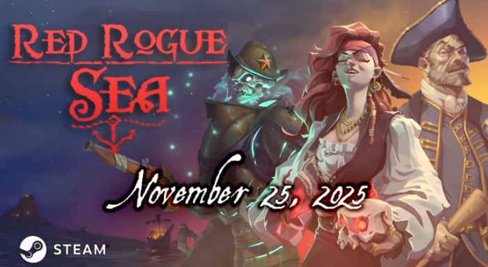 肉鸽策略海战游戏《赤海狂盗:卡牌远征》正式登陆Steam平台-六九网单