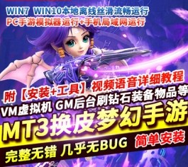 梦幻西游梦回沧澜单机版 MT3换皮精品一键端+GM后台+视频教程-乐久网单