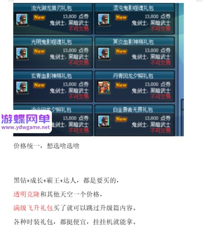 图片[6]-DNF地下城与勇士60级复古武者的故乡单机版 精品稀有一键服务端+手动直升+GM工具-乐久网单